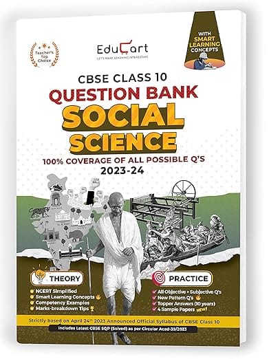 Educart CBSE Class 10 Social Science Question Bank