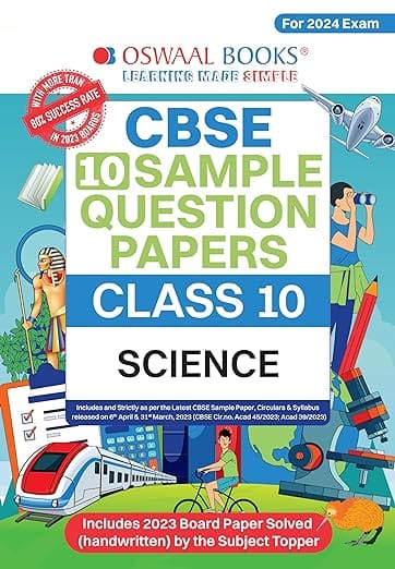 Oswaal CBSE Sample Question Papers Class 10 Science Book