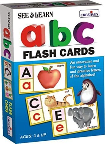 Creative Educational Aids Pre-School - See and Learn Alphabet Flash Cards