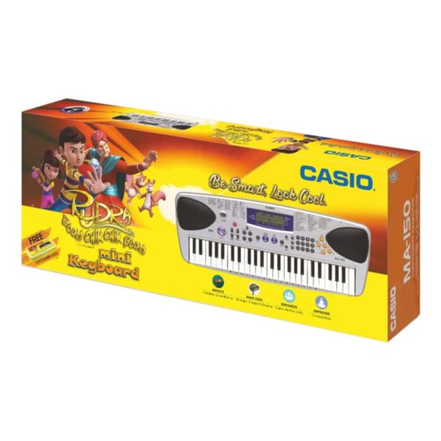 Casio MA150 Mini Portable Keyboard with Adaptor and Free Rudra