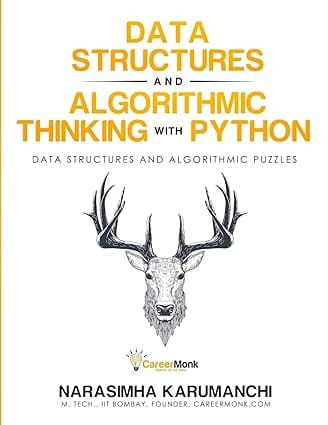 Data Structure and Algorithmic Thinking with Python